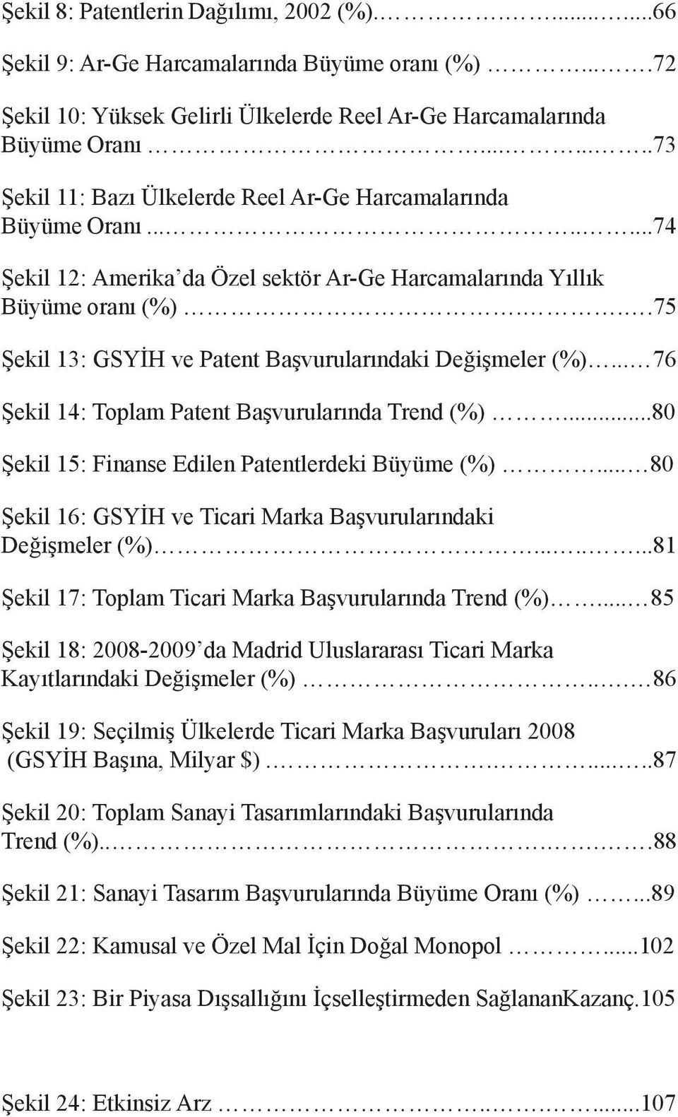 ..75 Şekil 13: GSYİH ve Patent Başvurularındaki Değişmeler (%)... 76 Şekil 14: Toplam Patent Başvurularında Trend (%)...80 Şekil 15: Finanse Edilen Patentlerdeki Büyüme (%).