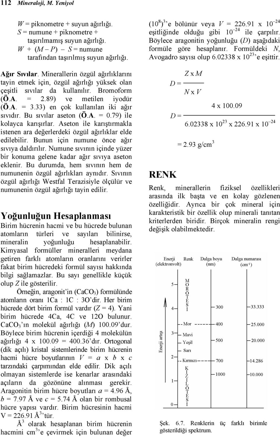 Bu sıvılar aseton (Ö.A. = 0.79) ile kolayca karışırlar. Aseton ile karıştırmakla istenen ara değerlerdeki özgül ağırlıklar elde edilebilir. Bunun için numune önce ağır sıvıya daldırılır.