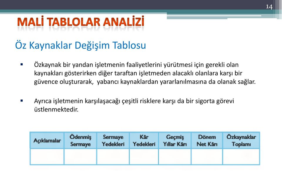 karşı bir güvence oluşturarak, yabancı kaynaklardan yararlanılmasına da olanak sağlar.