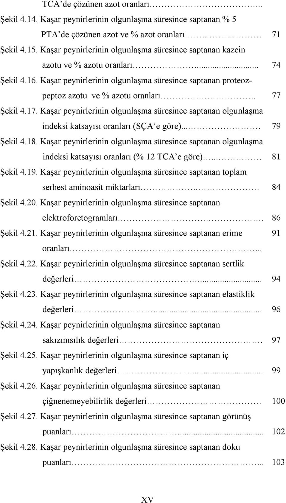 .. 77 Şekil 4.17. Kaşar peynirlerinin olgunlaşma süresince saptanan olgunlaşma indeksi katsayısı oranları (SÇA e göre).... 79 Şekil 4.18.