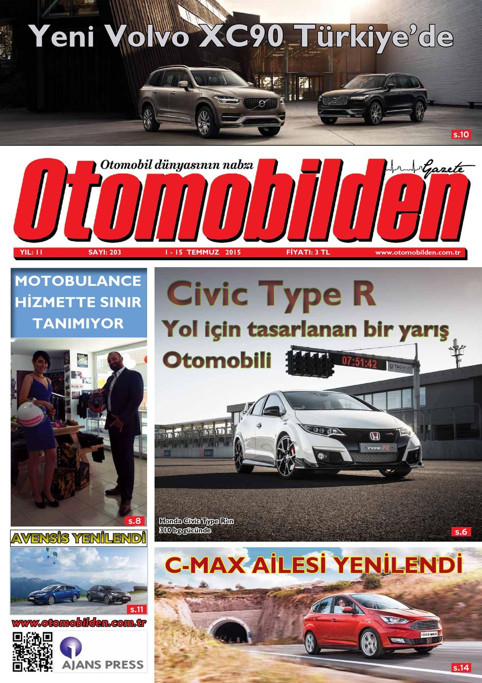 tr MOTOBULANCE HİZMETTE SINIR TANIMIYOR Civic Type R Yol için tasarlanan