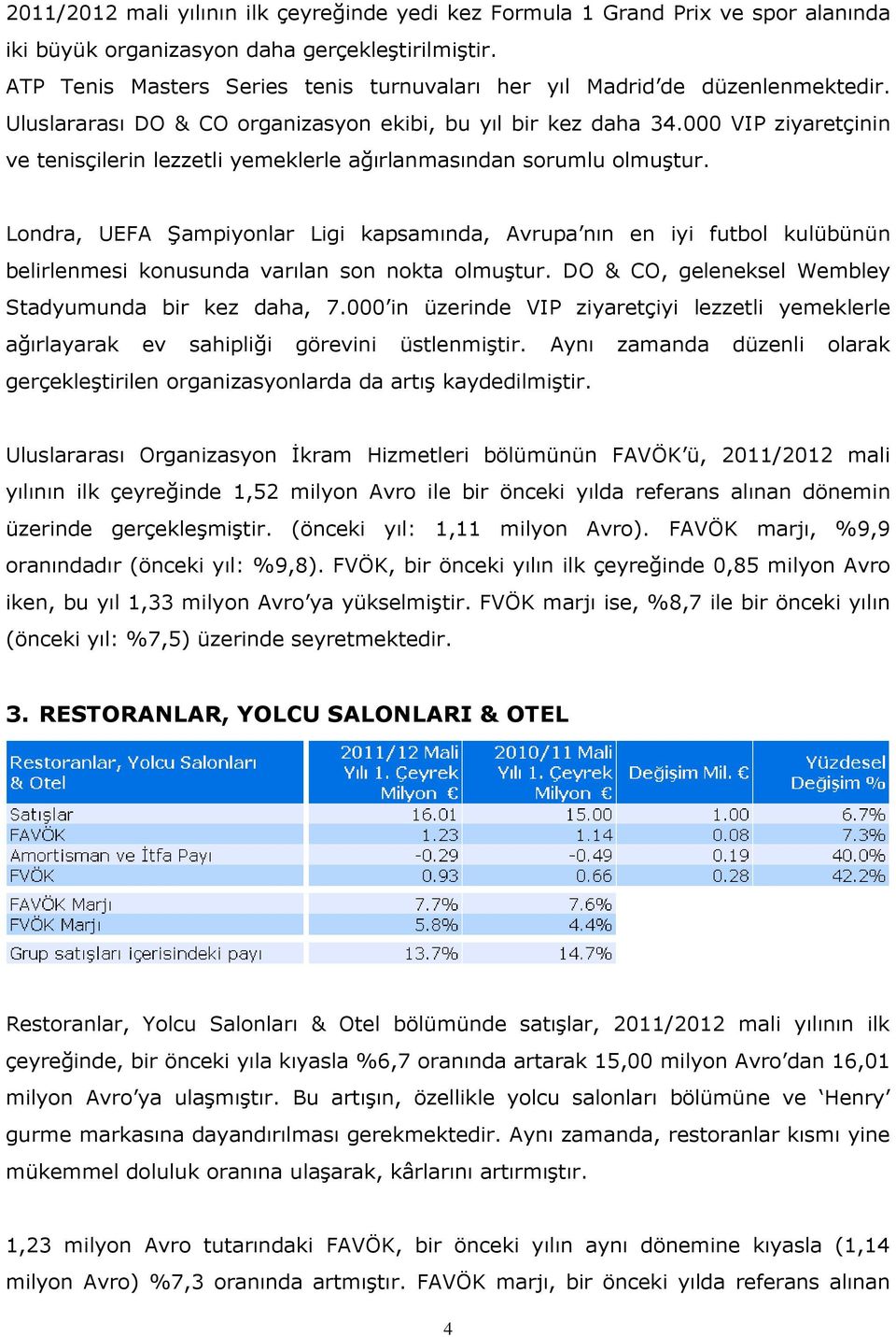 000 VIP ziyaretçinin ve tenisçilerin lezzetli yemeklerle ağırlanmasından sorumlu olmuştur.