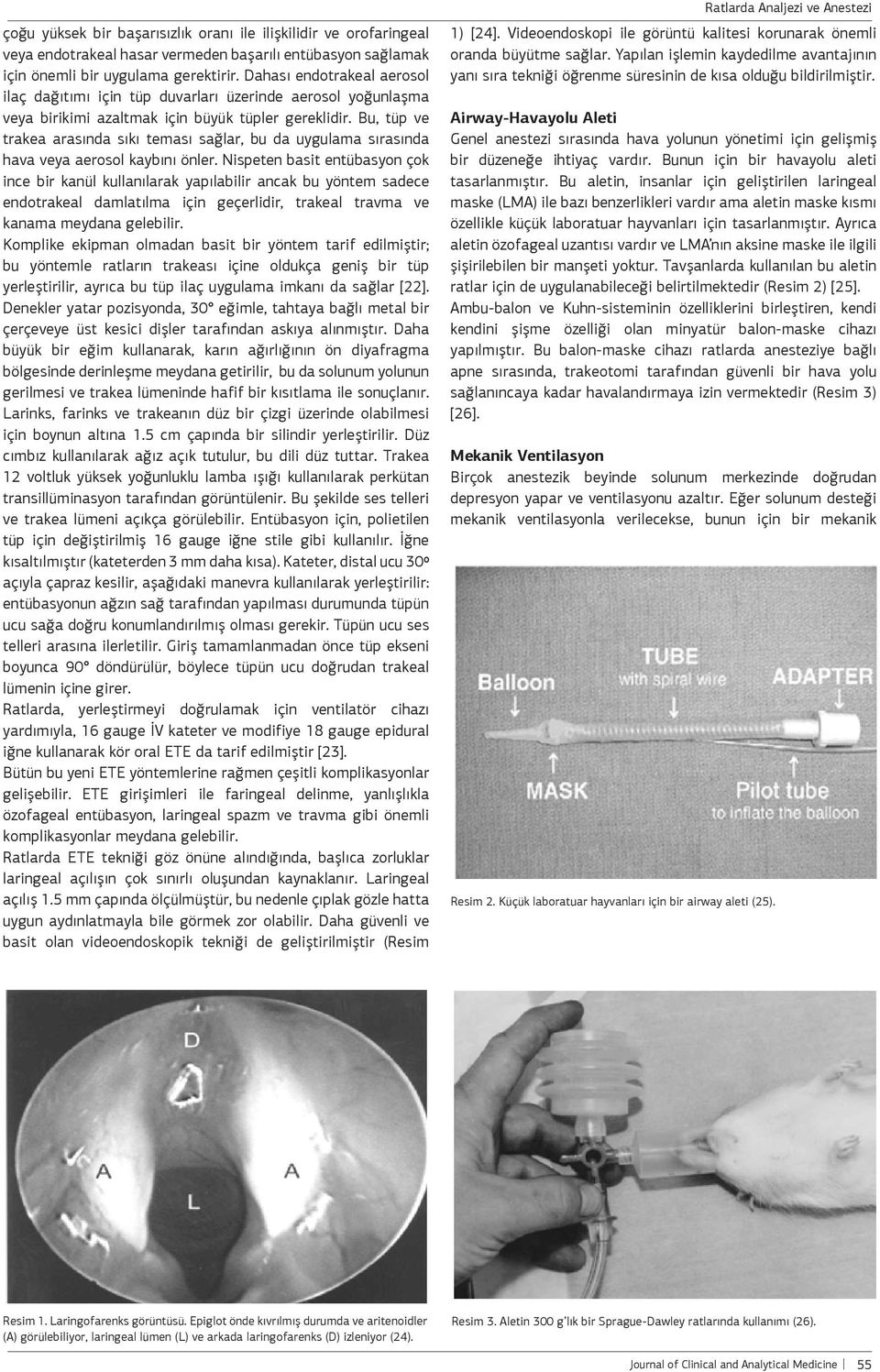 Bu, tüp ve trakea arasında sıkı teması sağlar, bu da uygulama sırasında hava veya aerosol kaybını önler.