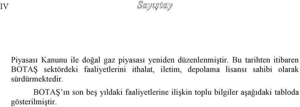 Bu tarihten itibaren BOTAġ sektördeki faaliyetlerini ithalat, iletim,