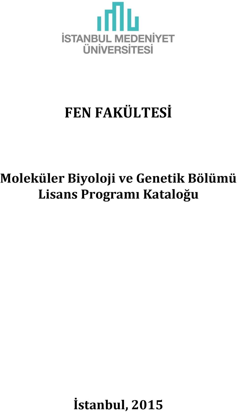 Genetik Bölümü Lisans