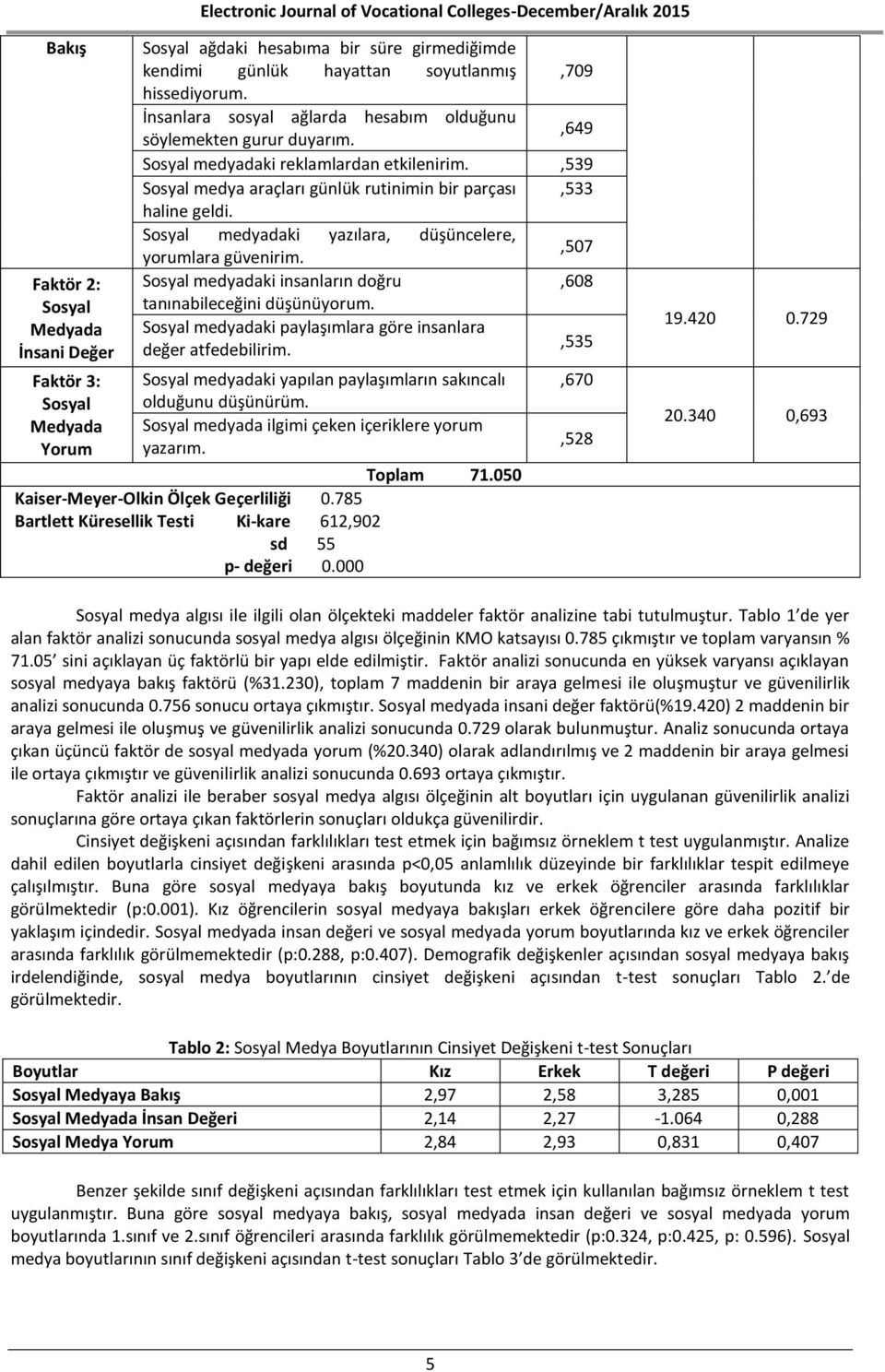 medyadaki yazılara, düşüncelere, yorumlara güvenirim.,507 medyadaki insanların doğru,608 tanınabileceğini düşünüyorum. medyadaki paylaşımlara göre insanlara değer atfedebilirim.