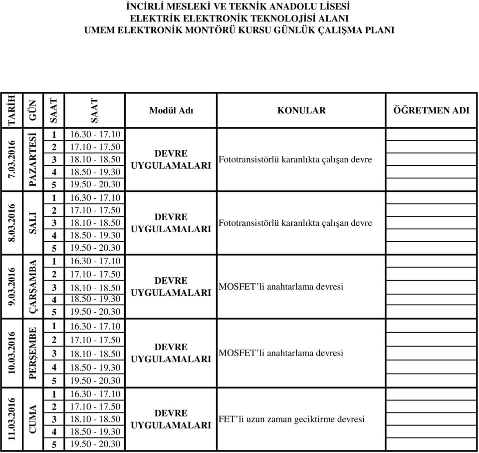 karanlıkta çalışan devre MOSFET li anahtarlama devresi 11.03.