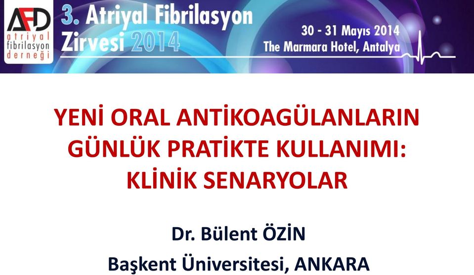 KLİNİK SENARYOLAR Dr.