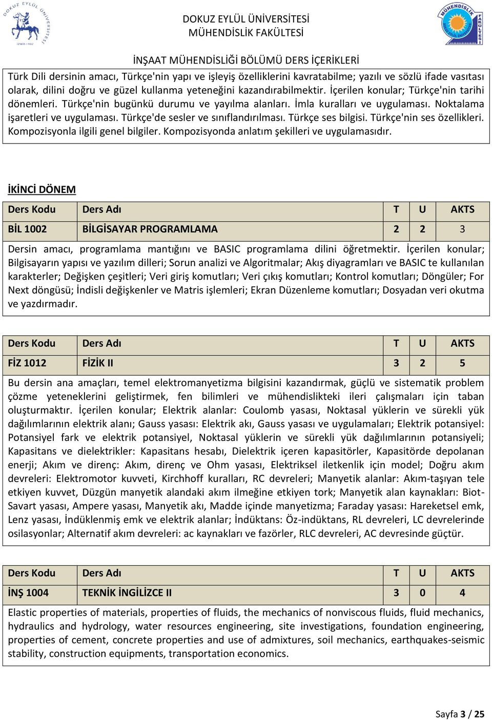 Türkçe ses bilgisi. Türkçe'nin ses özellikleri. Kompozisyonla ilgili genel bilgiler. Kompozisyonda anlatım şekilleri ve uygulamasıdır.