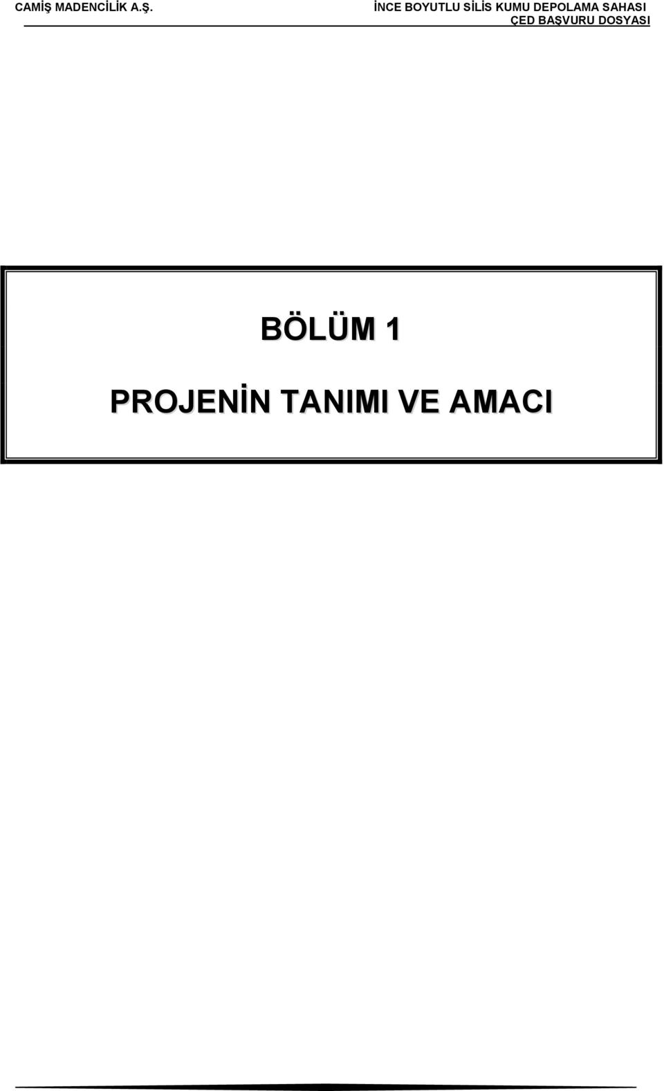 TANIMI VE