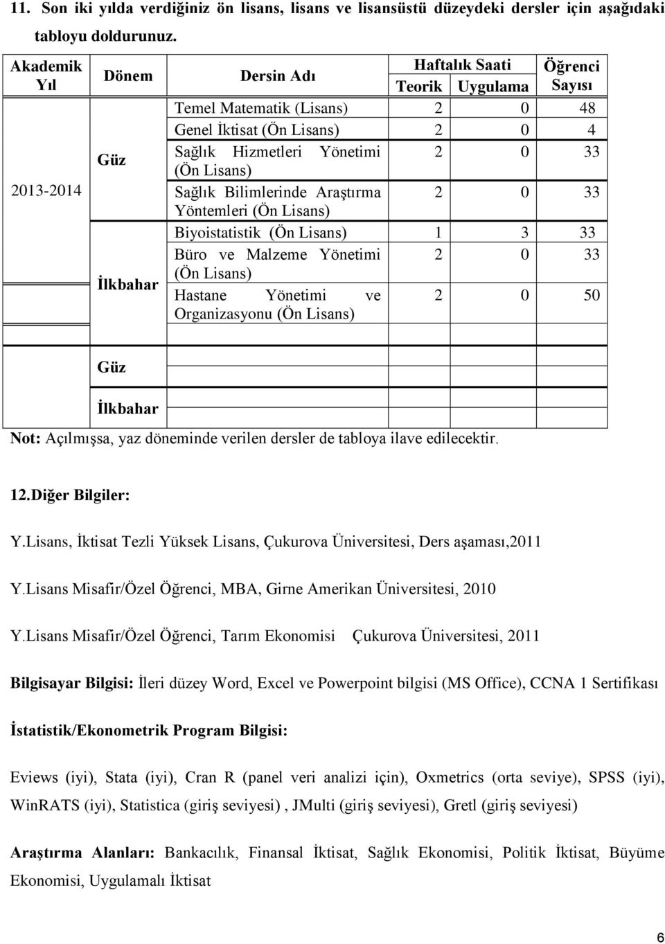 (Ön Lisans) Sağlık Bilimlerinde Araştırma 2 0 33 Yöntemleri (Ön Lisans) Biyoistatistik (Ön Lisans) 1 3 33 Büro ve Malzeme Yönetimi 2 0 33 (Ön Lisans) Hastane Yönetimi ve 2 0 50 Organizasyonu (Ön