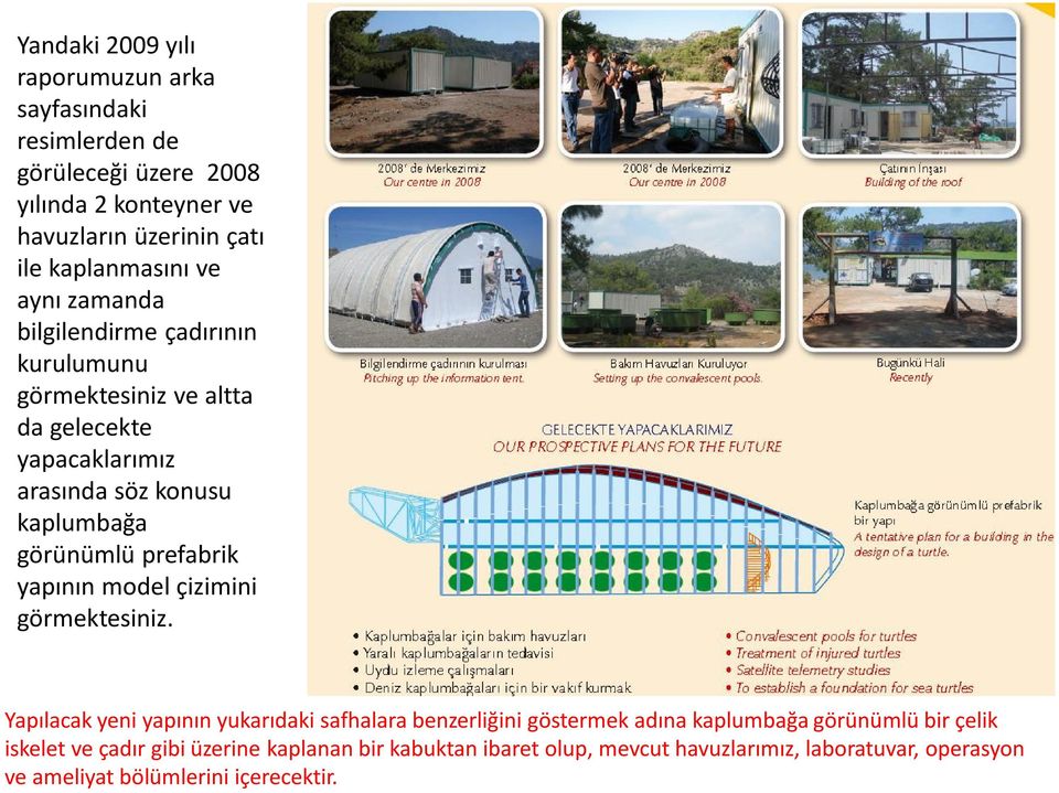 görünümlü prefabrik yapının model çizimini görmektesiniz.