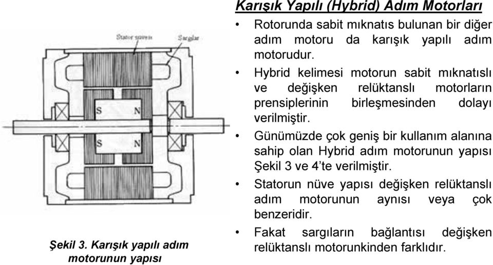 yapılı adım motorudur.