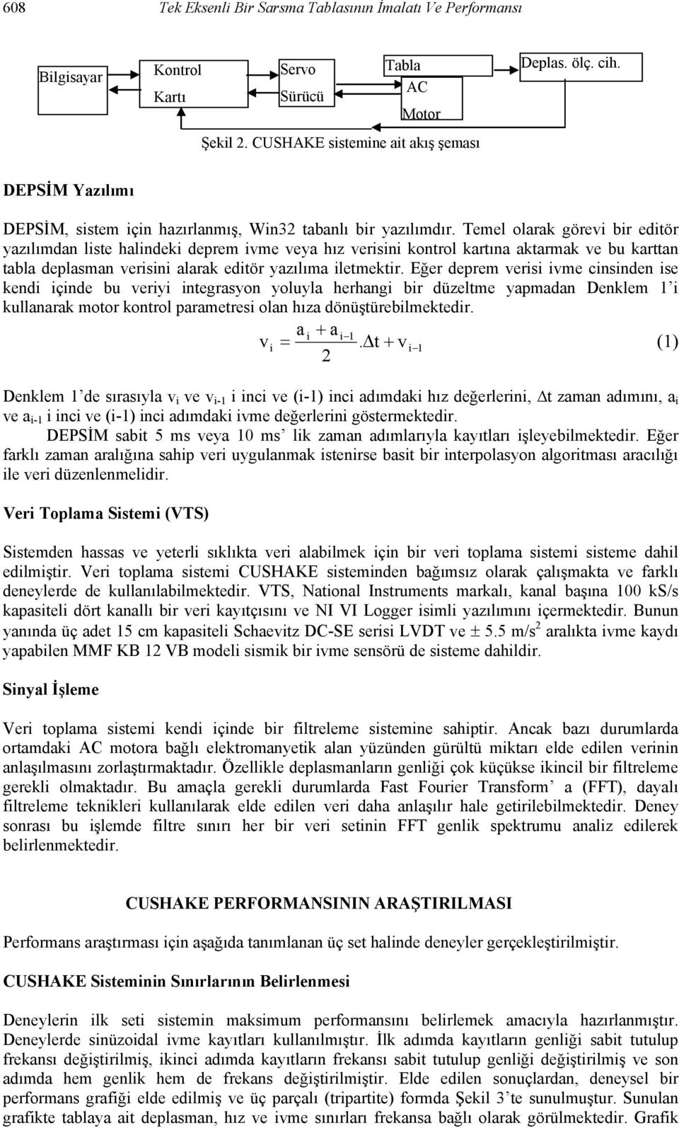 Temel olarak görevi bir editör yazılımdan liste halindeki deprem ivme veya hız verisini kontrol kartına aktarmak ve bu karttan tabla deplasman verisini alarak editör yazılıma iletmektir.