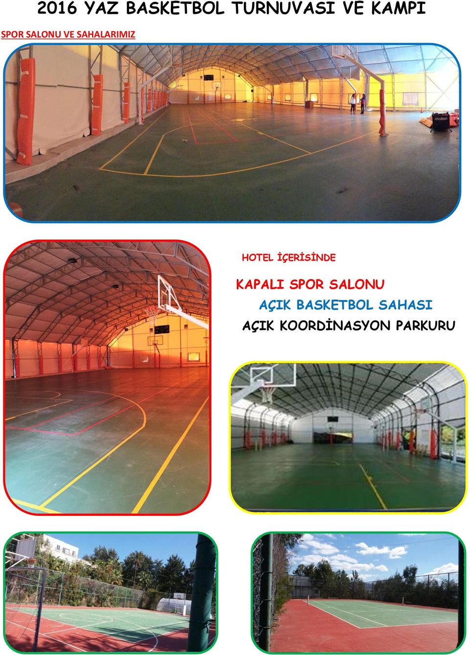 SPOR SALONU AÇIK BASKETBOL