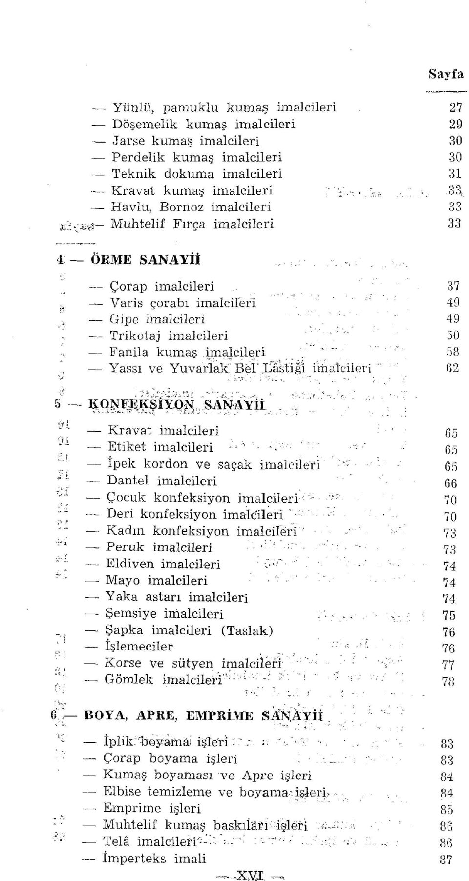 .. Trikotaj imalcileri Fanila kumaş imalcileri _ Yassı ve Yuvarlat Bel'.Lastiği im 37 49 50 58 62 5^ KO^JI^ŞIYÖ^,''^^.