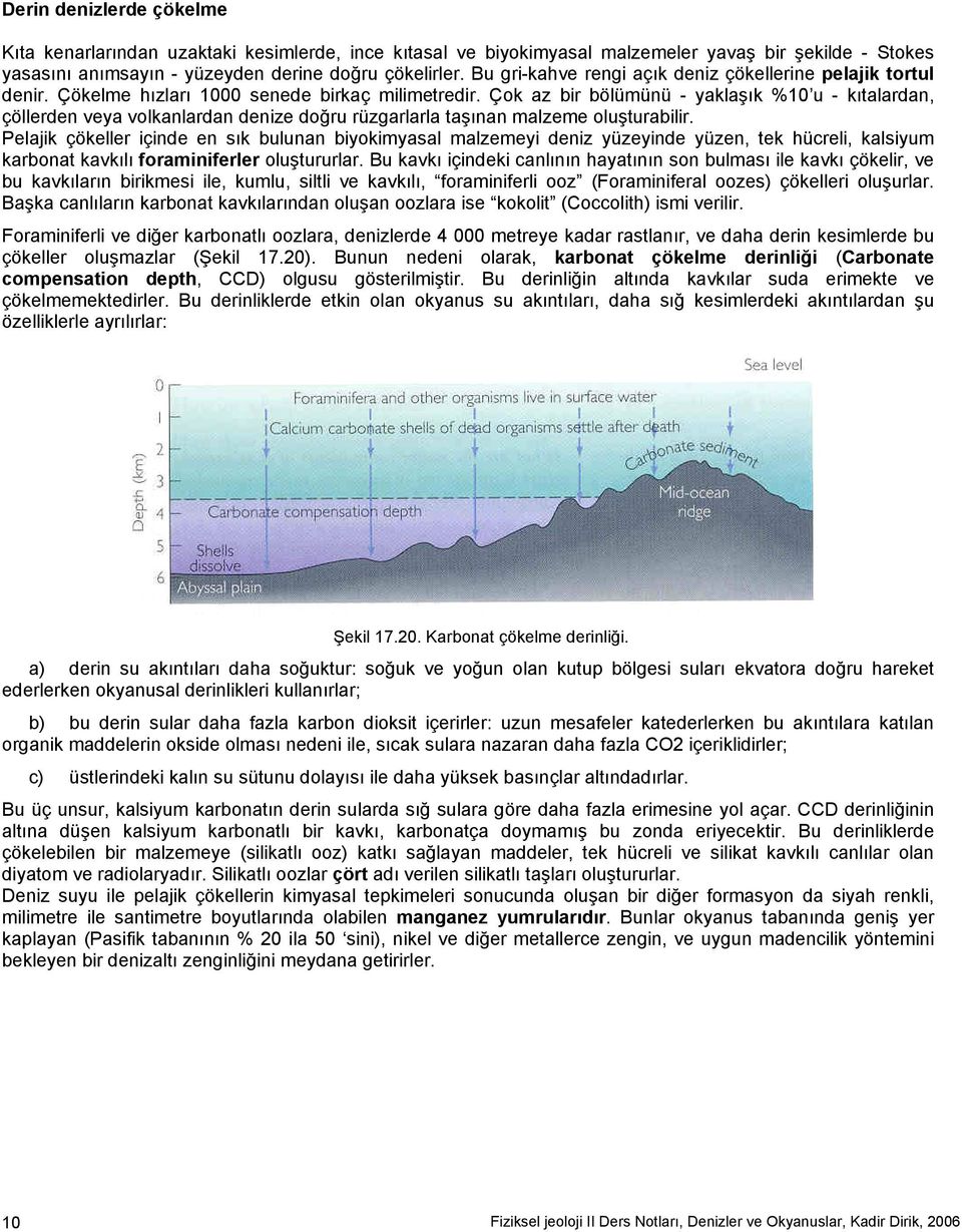 Çok az bir bölümünü - yaklaşık %10 u - kıtalardan, çöllerden veya volkanlardan denize doğru rüzgarlarla taşınan malzeme oluşturabilir.