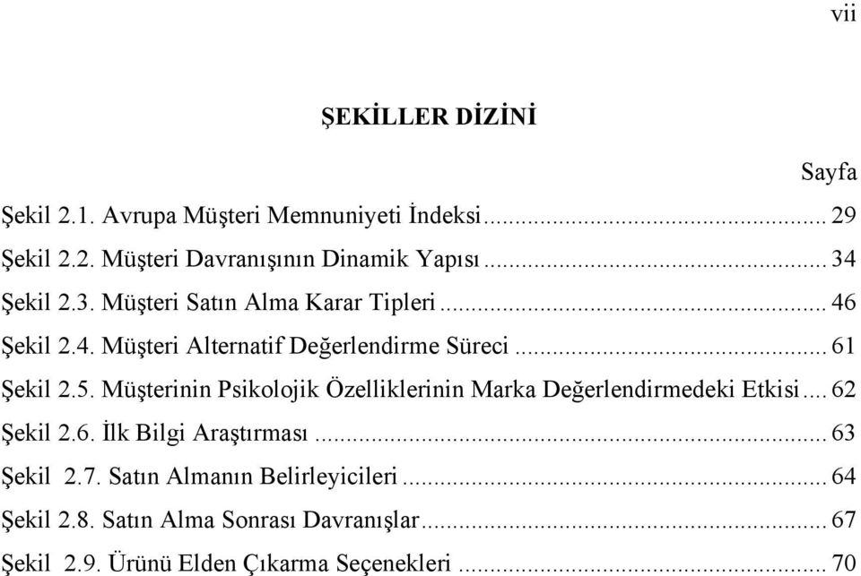 Müşterinin Psikolojik Özelliklerinin Marka Değerlendirmedeki Etkisi... 62 Şekil 2.6. İlk Bilgi Araştırması... 63 Şekil 2.7.