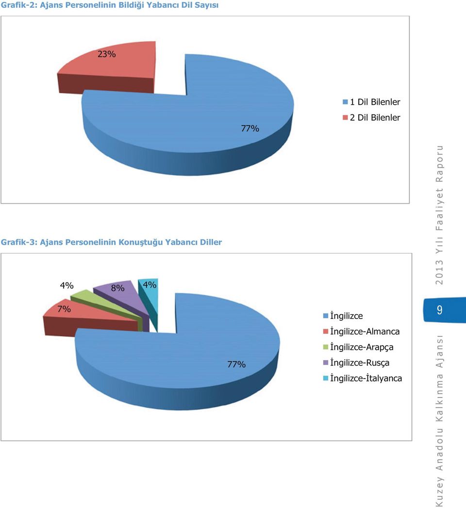 8% 4% 7% 77% İngilizce İngilizce-Almanca İngilizce-Arapça İngilizce-Rusça