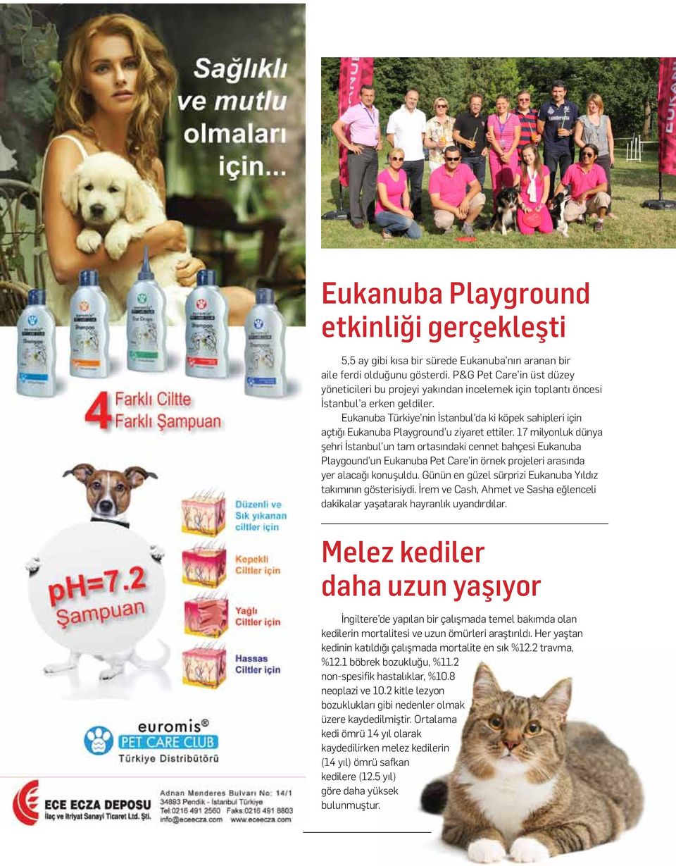 Eukanuba Türkiye nin İstanbul da ki köpek sahipleri için açtığı Eukanuba Playground u ziyaret ettiler.