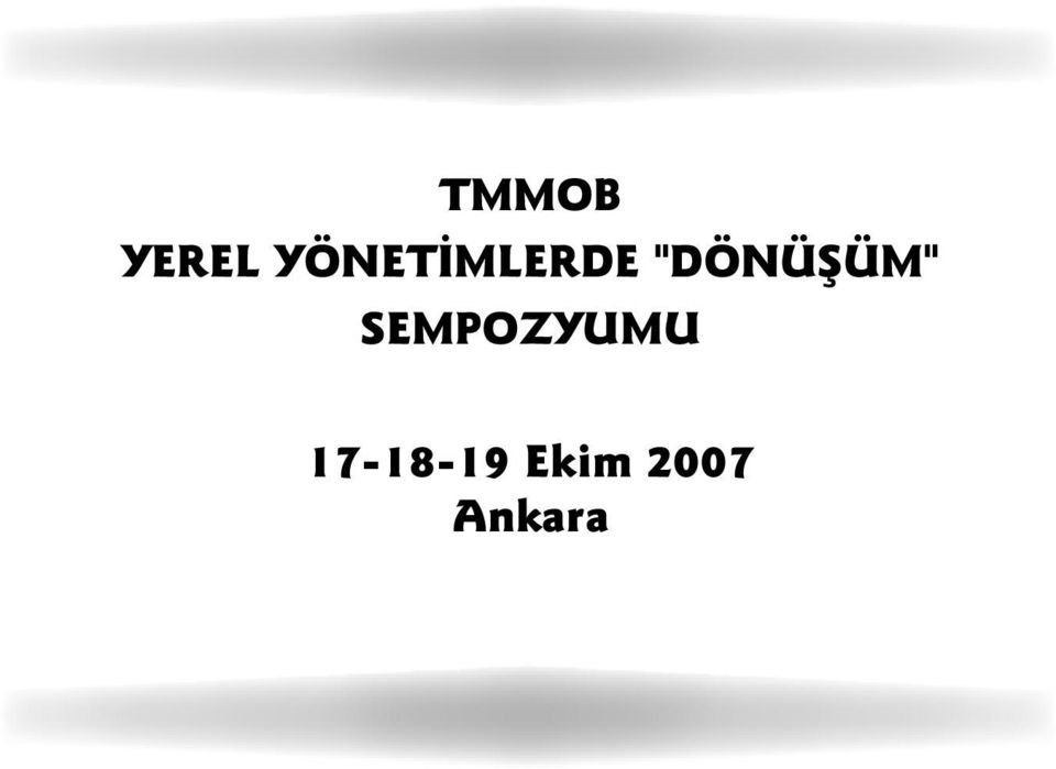 "DÖNÜŞÜM"