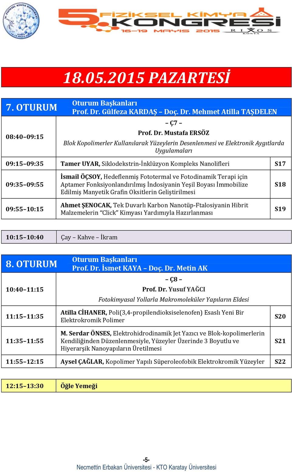 Mehmet Atilla TAŞDELEN Ç7 Prof. Dr.