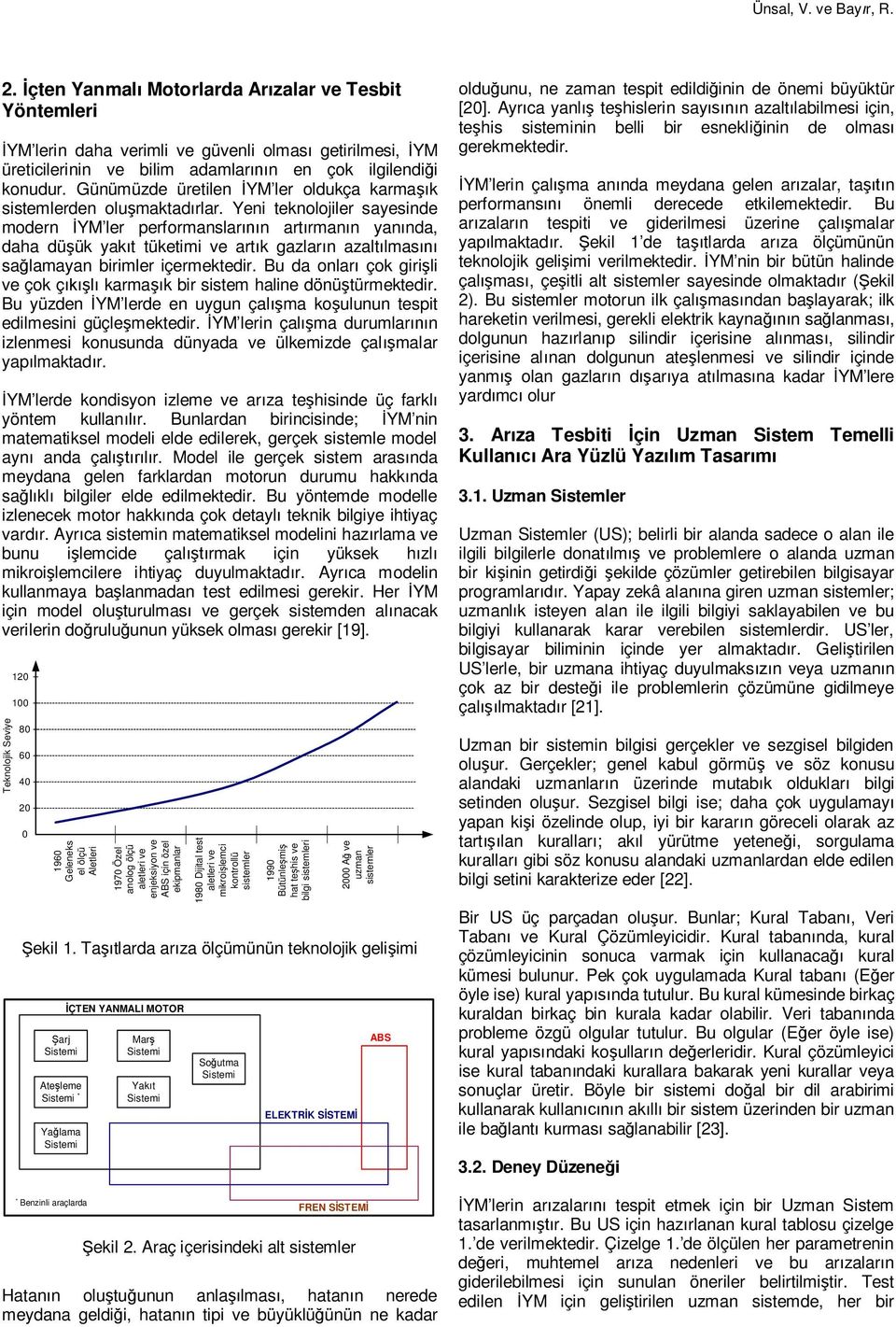 Yeni teknolojiler sayesinde modern YM ler performanslar n art rman n yan nda, daha dü ük yak t tüketimi ve art k gazlar n azalt lmas sa lamayan birimler içermektedir.