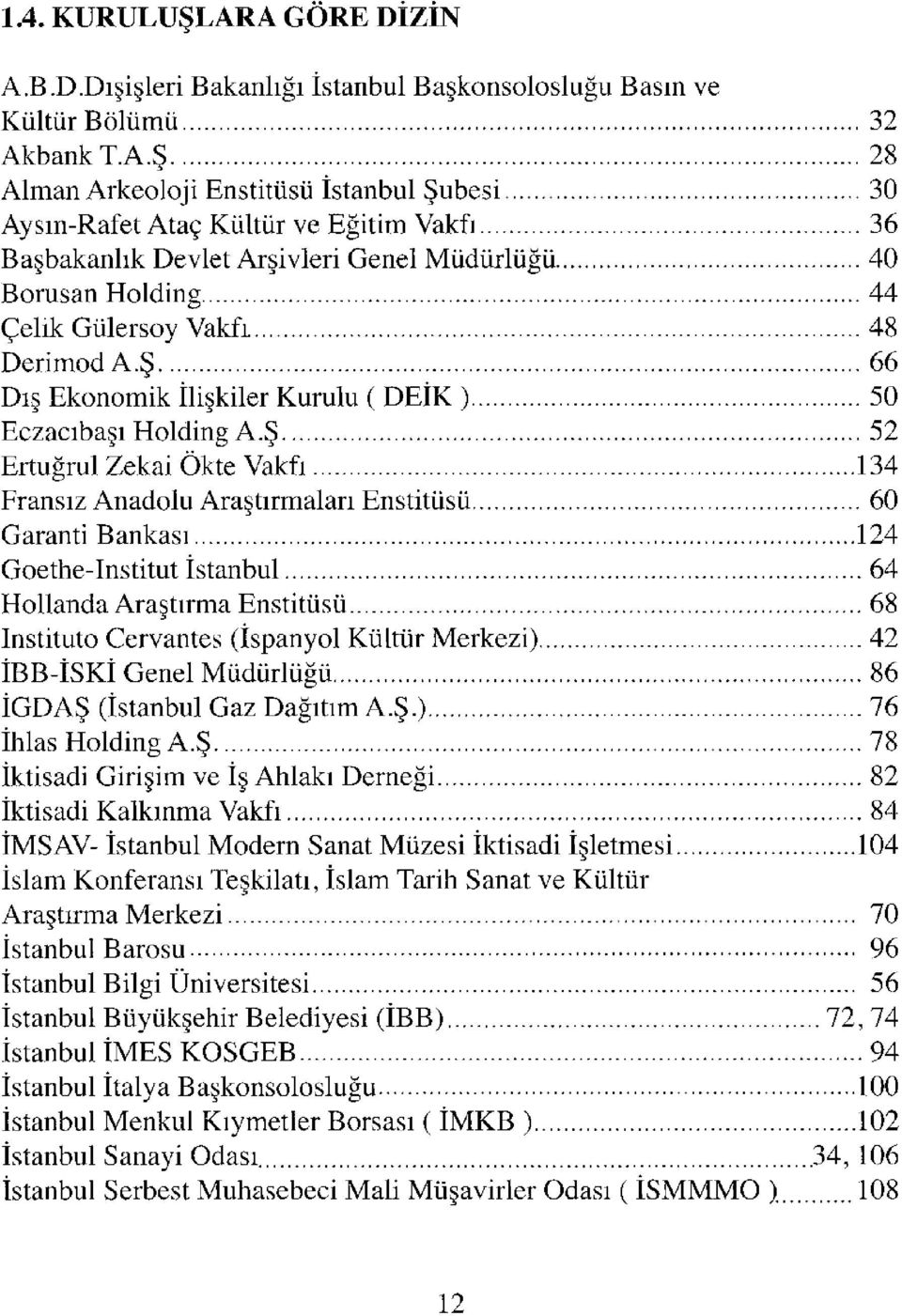 Ş 66 Dış Ekonomik İlişkiler Kurulu ( DEİK ) 50 Eczacıbaşı Holding A.