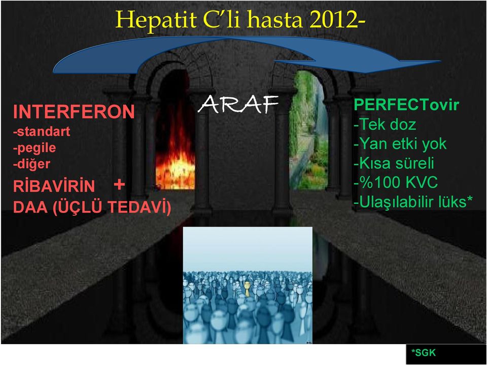 (ÜÇLÜ TEDAVİ) ARAF PERFECTovir -Tek doz -Yan