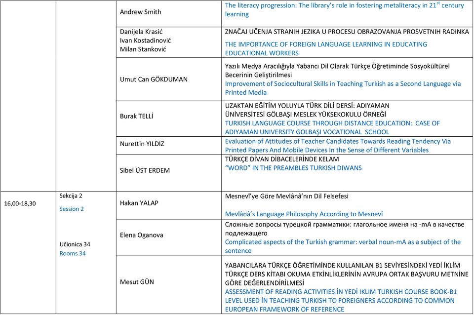 Sosyokültürel Becerinin Geliştirilmesi Improvement of Sociocultural Skills in Teaching Turkish as a Second Language via Printed Media Burak TELLİ Nurettin YILDIZ Sibel ÜST ERDEM UZAKTAN EĞİTİM