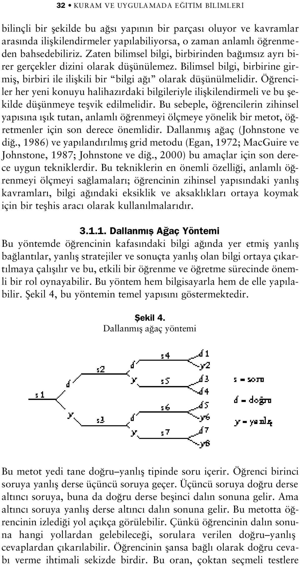 Ö renciler her yeni konuyu halihaz rdaki bilgileriyle iliflkilendirmeli ve bu flekilde düflünmeye teflvik edilmelidir.