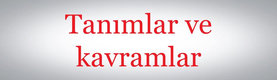 kavramlar