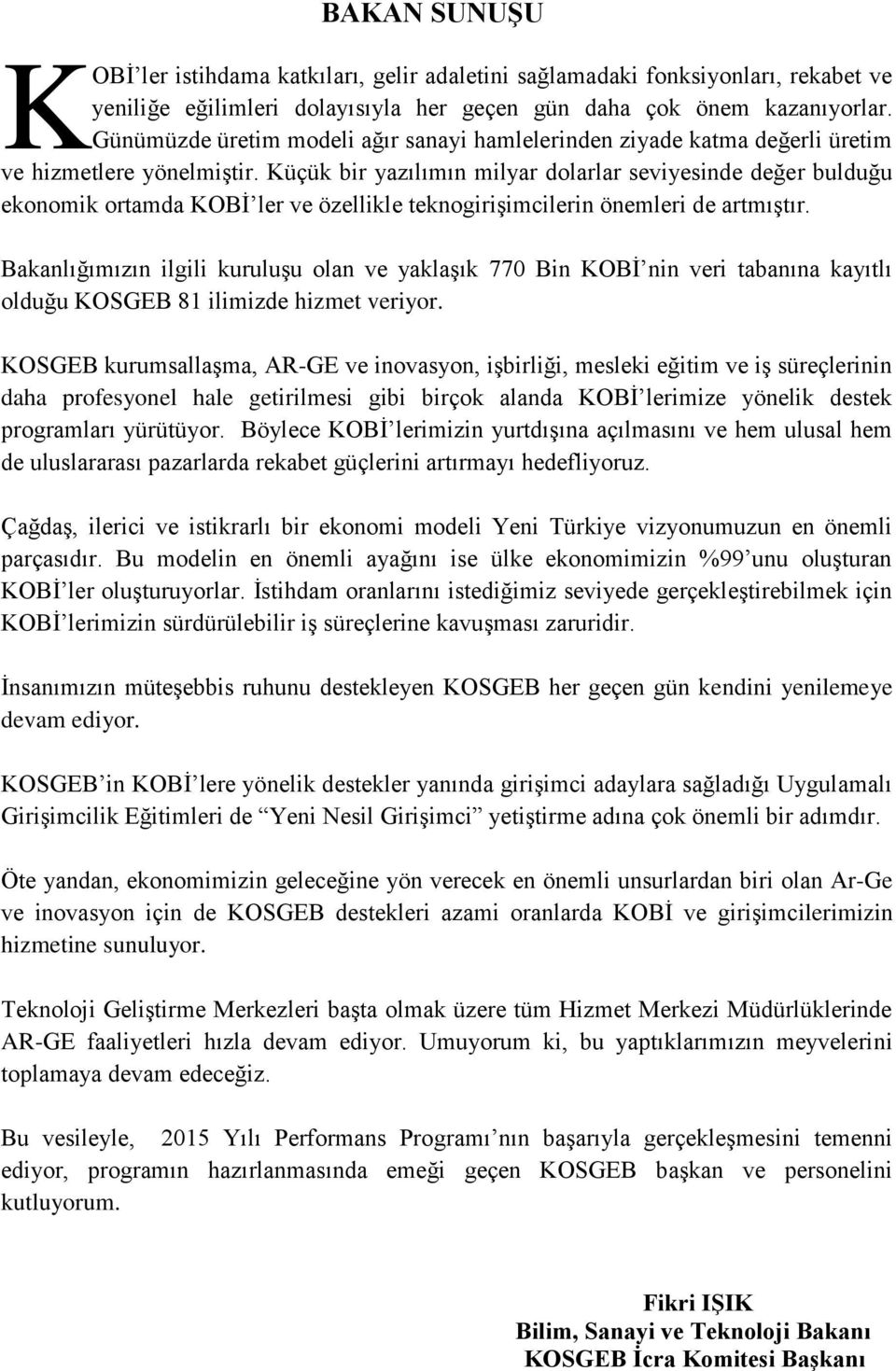 Küçük bir yazılımın milyar dolarlar seviyesinde değer bulduğu ekonomik ortamda KOBİ ler ve özellikle teknogirişimcilerin önemleri de artmıştır.