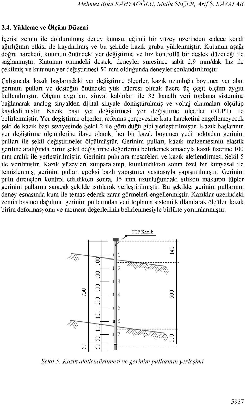 Kutunun aşağı doğru hareketi, kutunun önündeki yer değiştirme ve hız kontrollü bir destek düzeneği ile sağlanmıştır.