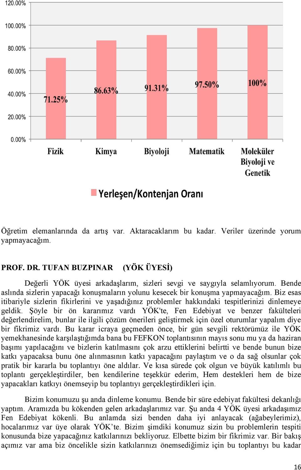 Biz esas itibariyle sizlerin fikirlerini ve yaşadığınız problemler hakkındaki tespitlerinizi dinlemeye geldik.