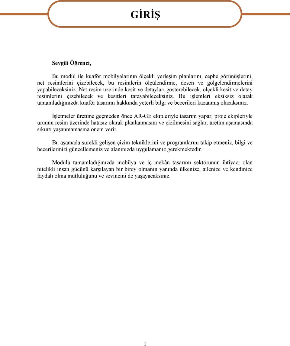 Bu işlemleri eksiksiz olarak tamamladığınızda kuaför tasarımı hakkında yeterli bilgi ve becerileri kazanmış olacaksınız.