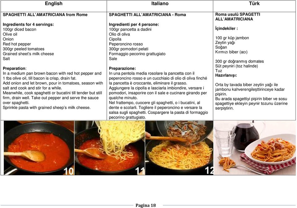 Meanwhile, cook spaghetti or bucatini till tender but still firm, drain well. Take out pepper and serve the sauce over spaghetti. Sprinkle pasta with grained sheep s milk cheese.
