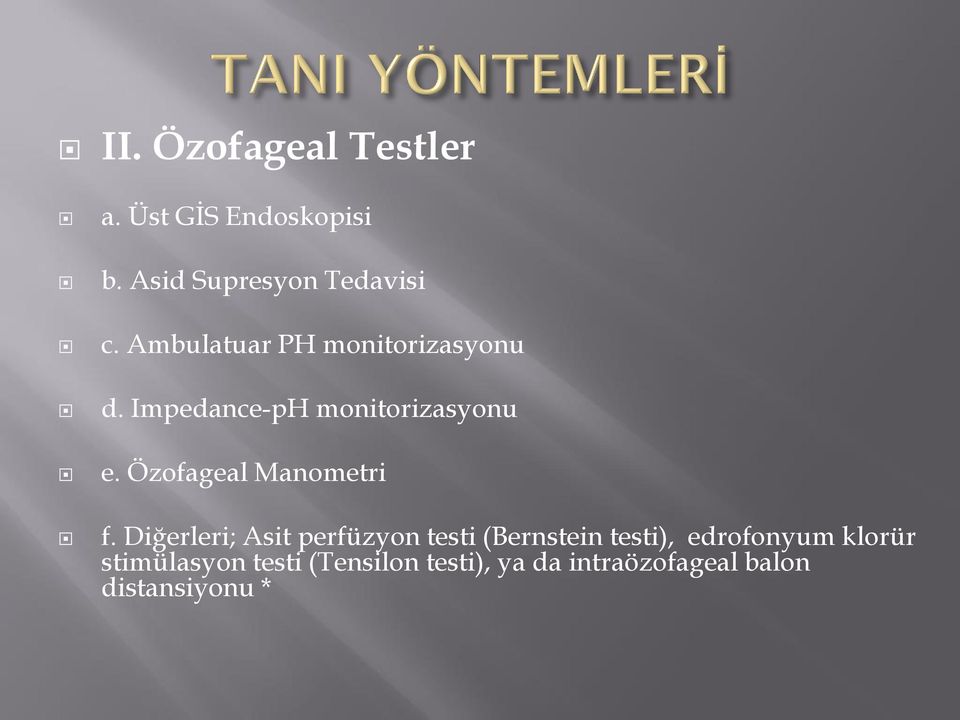 Özofageal Manometri f.