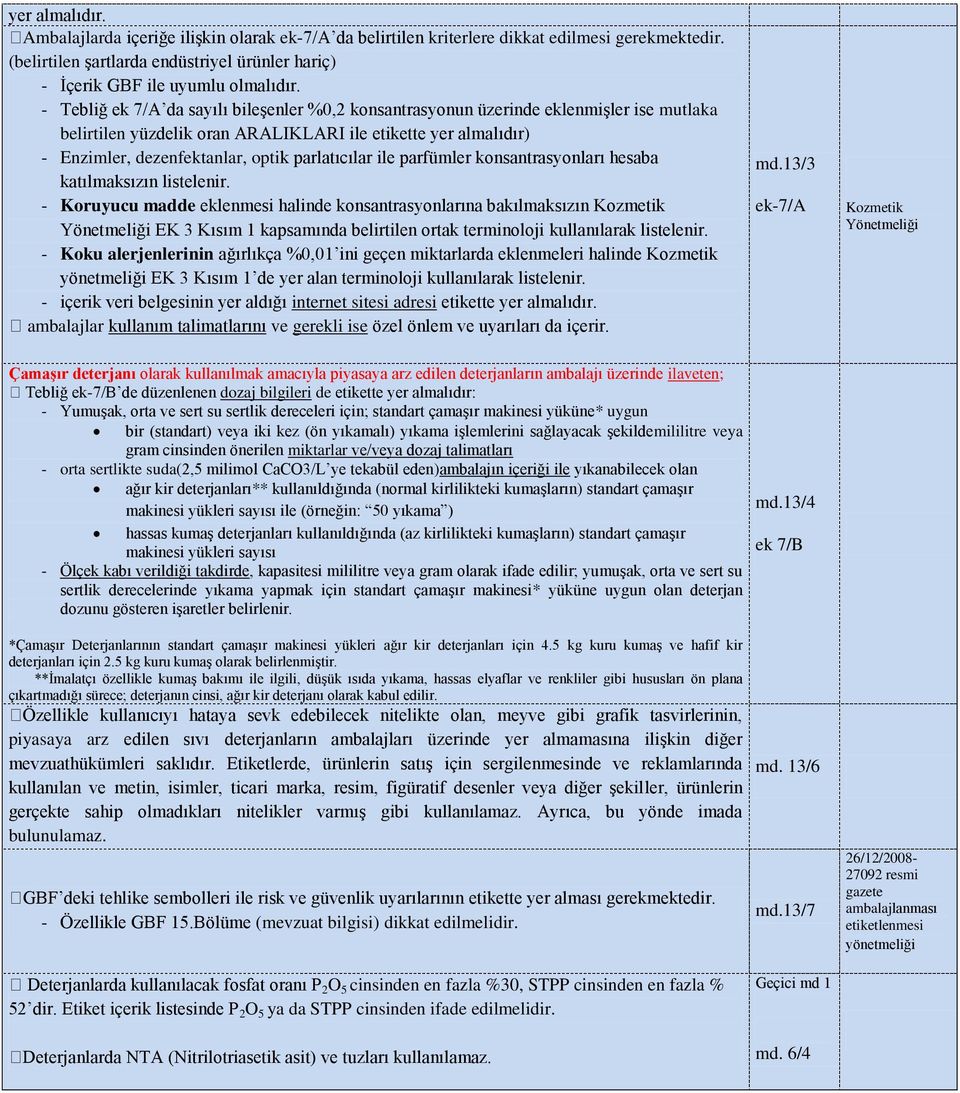 parlatıcılar ile parfümler konsantrasyonları hesaba katılmaksızın listelenir.