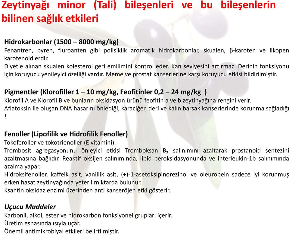 Meme ve prostat kanserlerine karşı koruyucu etkisi bildirilmiştir.