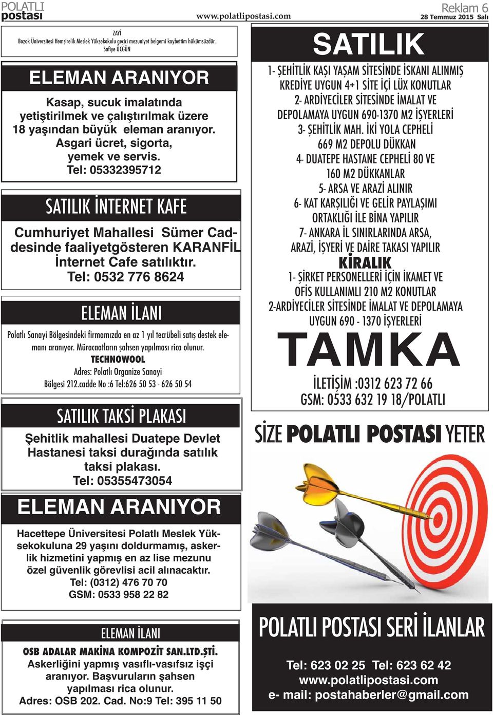 Tel: 05332395712 SATILIK İNTERNET KAFE Cumhuriyet Mahallesi Sümer Caddesinde faaliyetgösteren KARANFİL İnternet Cafe satılıktır.