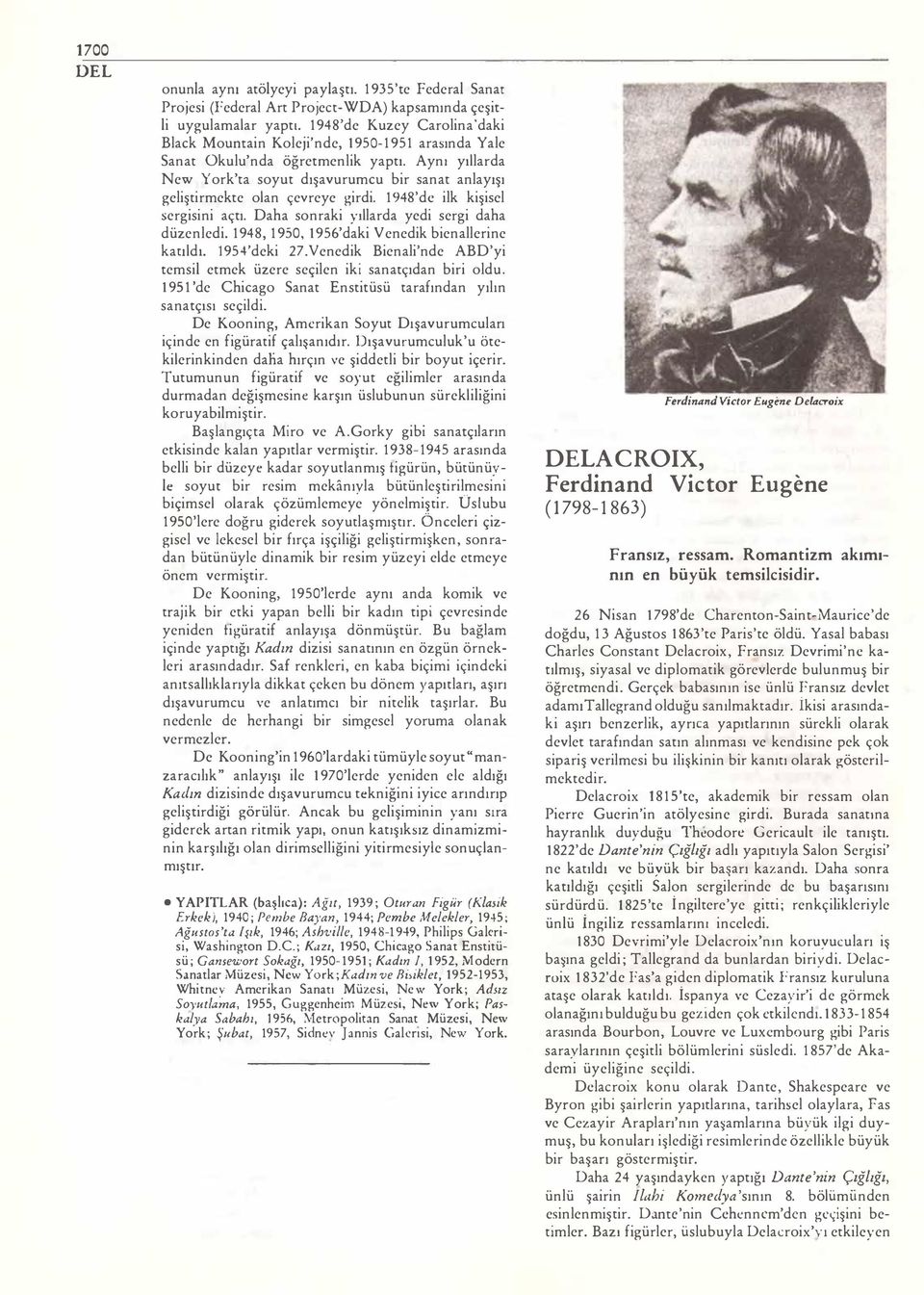 Aynı yıllarda New York'ta soyut dışavurumcu bir sanat anlayışı geliştirmekte olan çevreye girdi. 1948'dc ilk kişisel sergisini açtı. Daha sonraki yıllarda yedi sergi daha düzenledi.