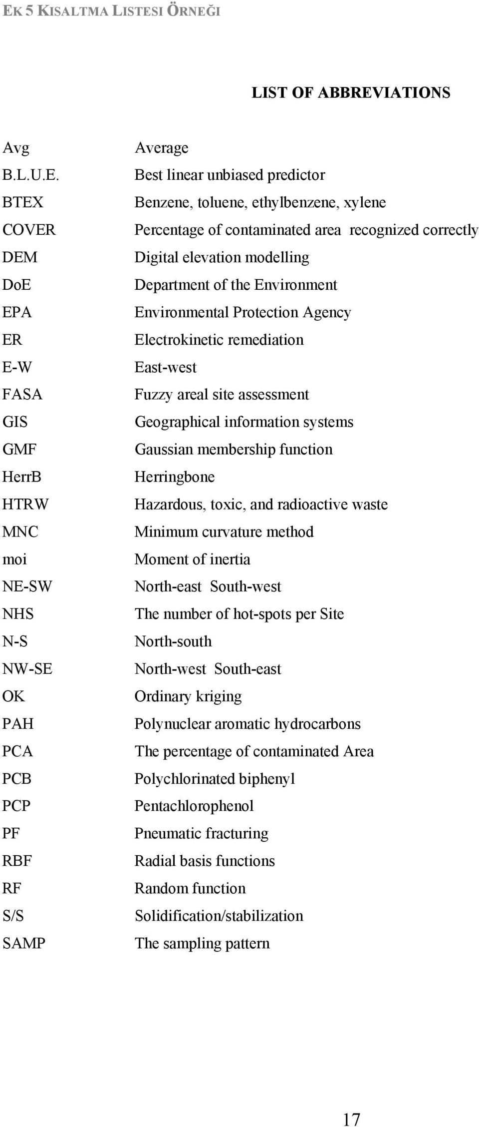 Protection Agency Electrokinetic remediation East-west Fuzzy areal site assessment Geographical information systems Gaussian membership function Herringbone Hazardous, toxic, and radioactive waste