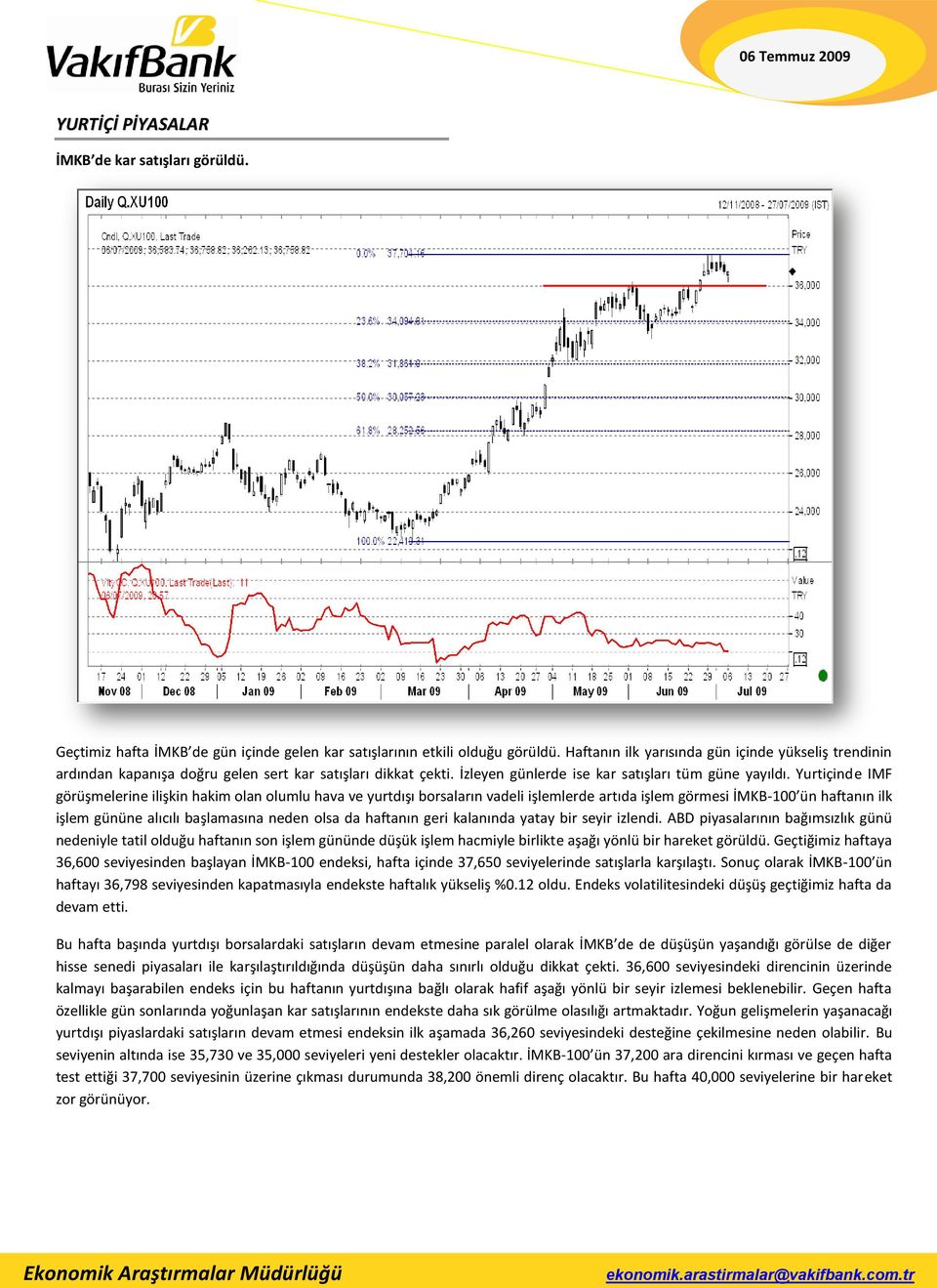 Yurtiçinde IMF görüşmelerine ilişkin hakim olan olumlu hava ve yurtdışı borsaların vadeli işlemlerde artıda işlem görmesi İMKB-100 ün haftanın ilk işlem gününe alıcılı başlamasına neden olsa da