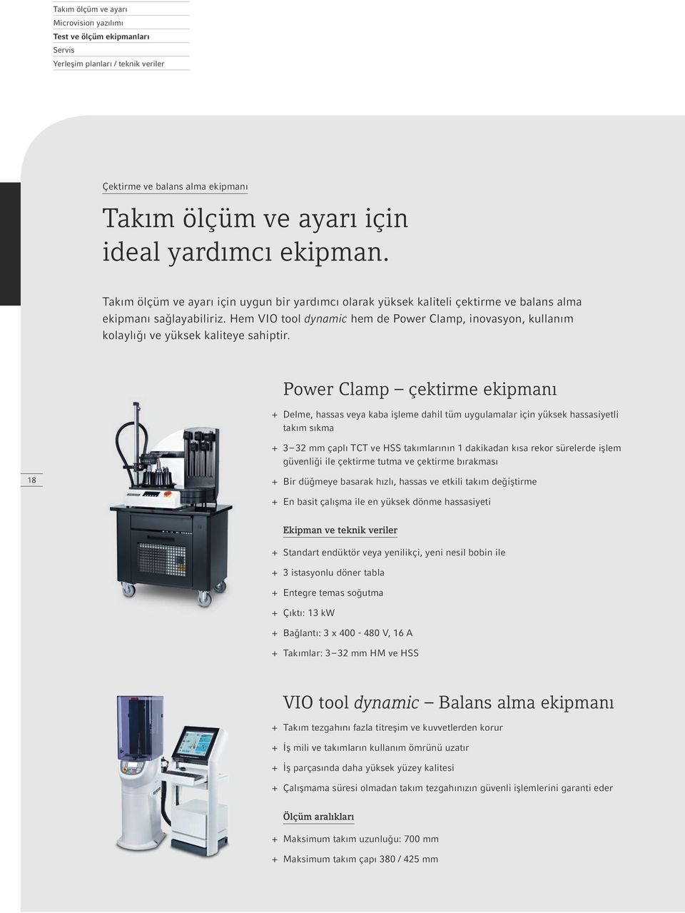 Hem VIO tool dynamic hem de Power Clamp, inovasyon, kullanım kolaylığı ve yüksek kaliteye sahiptir.