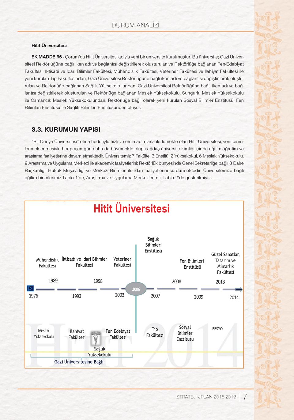 Fakültesi, Veteriner Fakültesi ve İlahiyat Fakültesi ile yeni kurulan Tıp Fakültesinden, Gazi Üniversitesi Rektörlüğüne bağlı iken adı ve bağlantısı değiştirilerek oluşturulan ve Rektörlüğe bağlanan