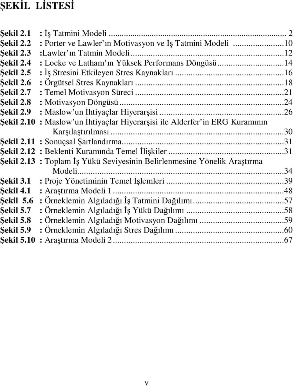 8 : Motivasyon Döngüsü...24 Şekil 2.9 : Maslow un İhtiyaçlar Hiyerarşisi...26 Şekil 2.10 : Maslow un İhtiyaçlar Hiyerarşisi ile Alderfer in ERG Kuramının Karşılaştırılması...30 Şekil 2.