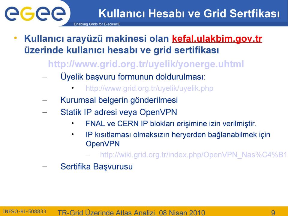 uhtml Üyelik başvuru formunun doldurulması: http://www.grid.org.tr/uyelik/uyelik.