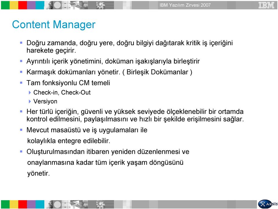 ( Birleşik Dokümanlar ) Tam fonksiyonlu CM temeli Check-in, Check-Out Versiyon Her türlü içeriğin, güvenli ve yüksek seviyede ölçeklenebilir bir