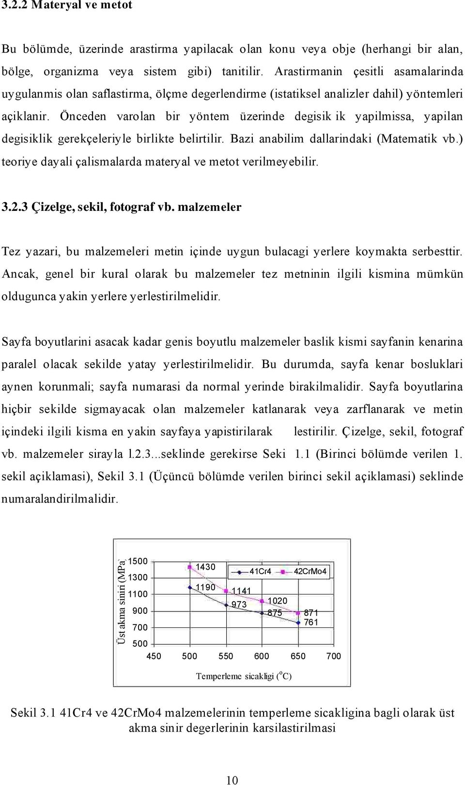 Önceden varolan bir yöntem üzerinde degisik ik yapilmissa, yapilan degisiklik gerekçeleriyle birlikte belirtilir. Bazi anabilim dallarindaki (Matematik vb.